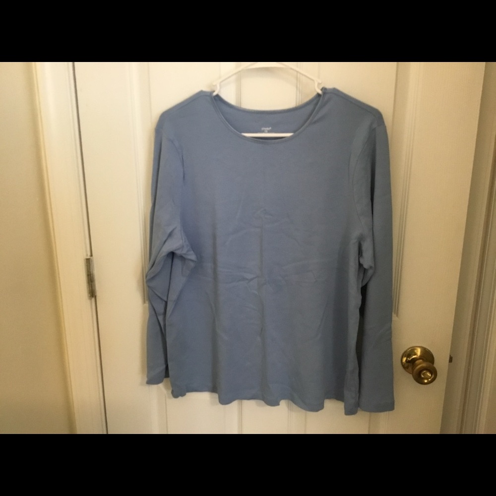 Blue 3/4 Sleeve Top